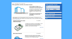 Desktop Screenshot of oeffnungszeitenbuch.de